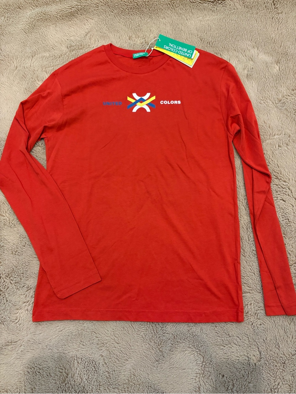 NEW Benetton tee, boys 13/14